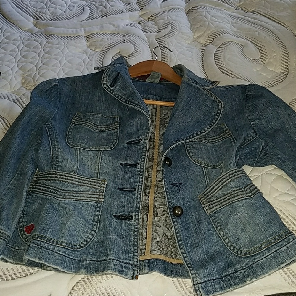 Vintage blue jean jacket